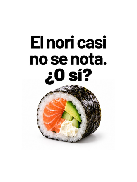 El nori casi no se nota. ¿O sí? - Hod Foods